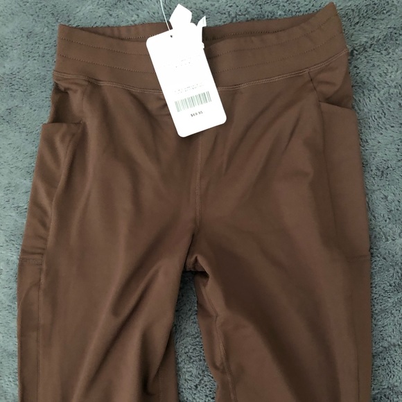 Fabletics Cold Weather Joggers (Brown) Size S/6 - Picture 2 of 2